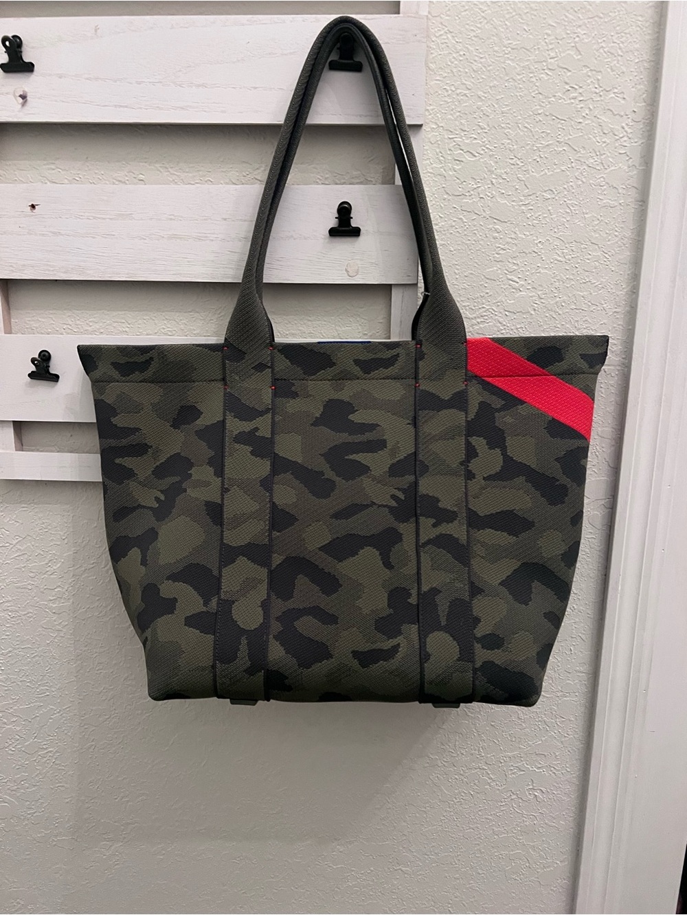 Rothy’s The Essential Tote Sage Camo Rare Retired Large Zip Tote Bag